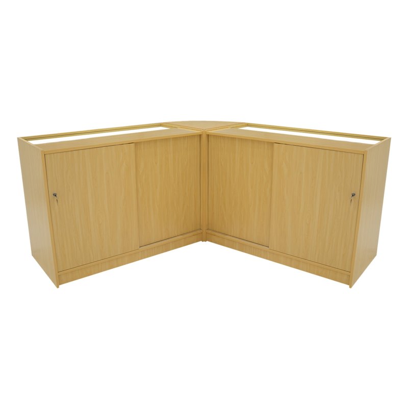 Apollo LED Shop Counter Set LM60 & 2 x K1200 - Maple