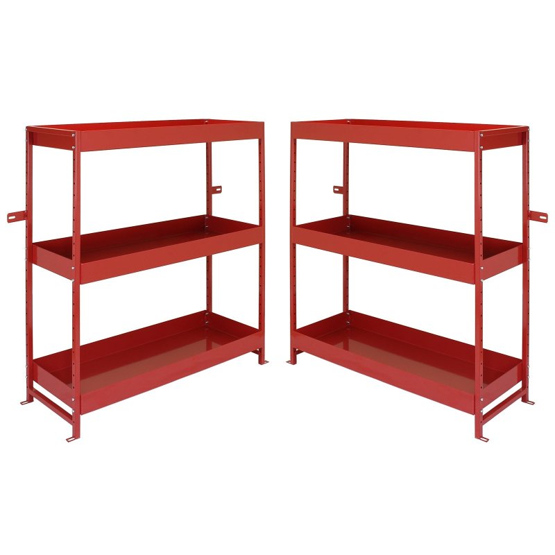 Monster Racking Volcano Van Racks Metal Shelves Shelving Tool Storage Unit Duo, 116.5cm x 115cm x 34.8cm