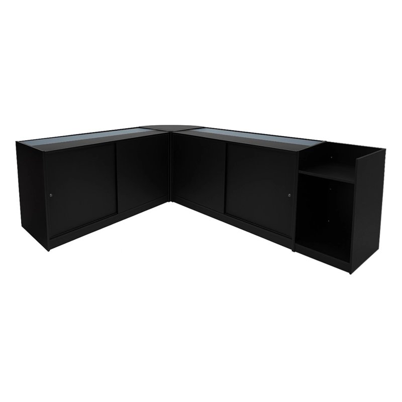 Polaris LED Shop Counter Set K1500, B1500, TB60 & CM60 - Black