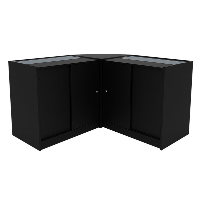 Apollo LED Shop Counter Set LM60 & 2 x K900 - Black