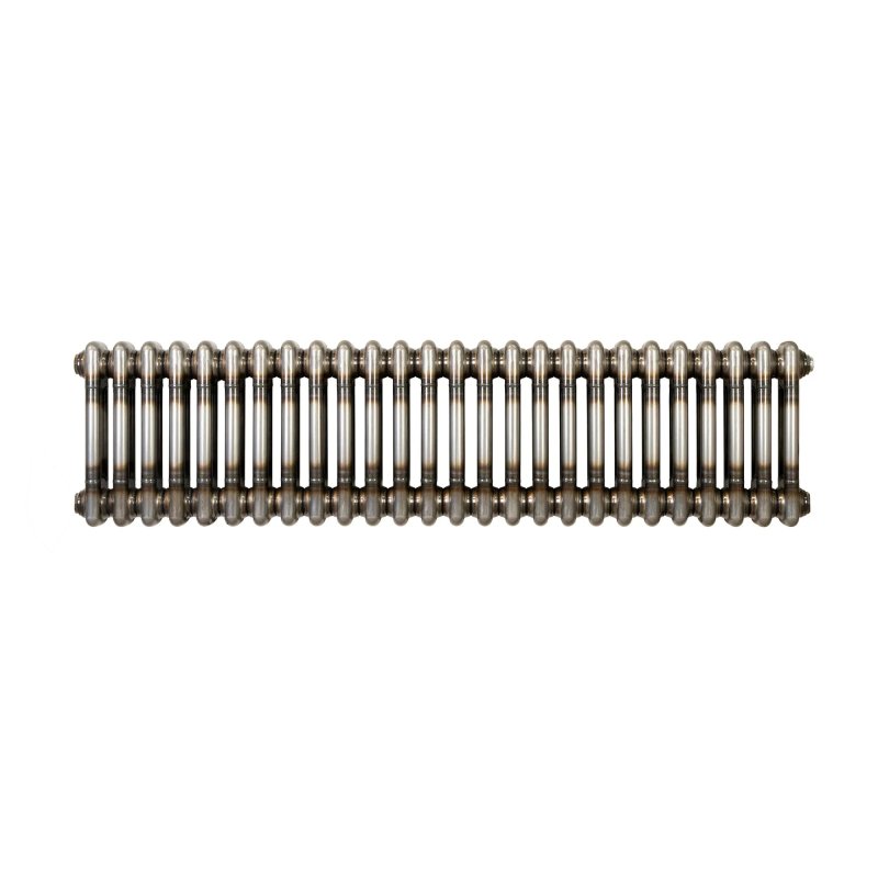Traditional 2 Column Radiator - 300 x 1190mm - Raw Metal