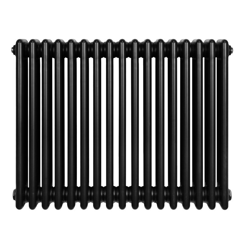 Traditional 4 Column Radiator - 600 x 785mm - Black