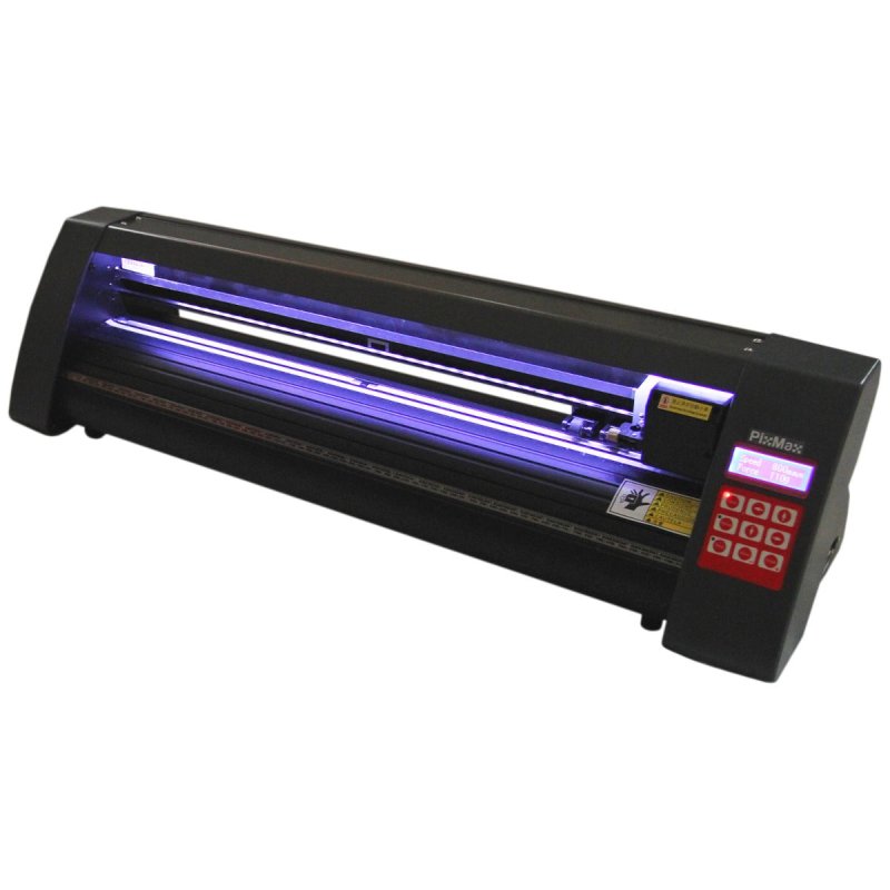 720mm Vinyl Cutter Plotter Machine with Stand & Rollers LED Light Optical Eye Laser Guide Integrated Ruler 28