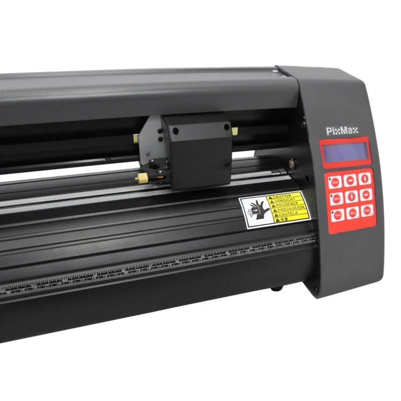 Vinyl Cutter 350mm PixMax, Vinyl Cutting Plotter Machine, Built-in Optical Eye Laser Guide Sign Sticker Label Biro pen component 3 Rollers included