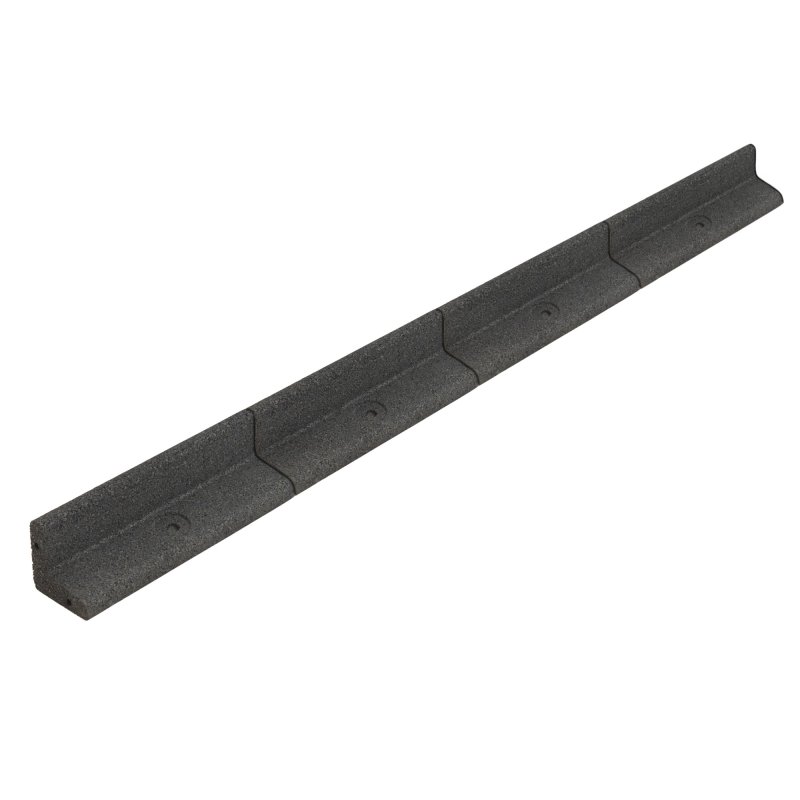 Flexible Lawn Edging 8 x 1.2m With Mallet - Grey