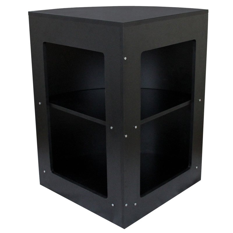 Retail Shop Corner Counter CM60 - Black