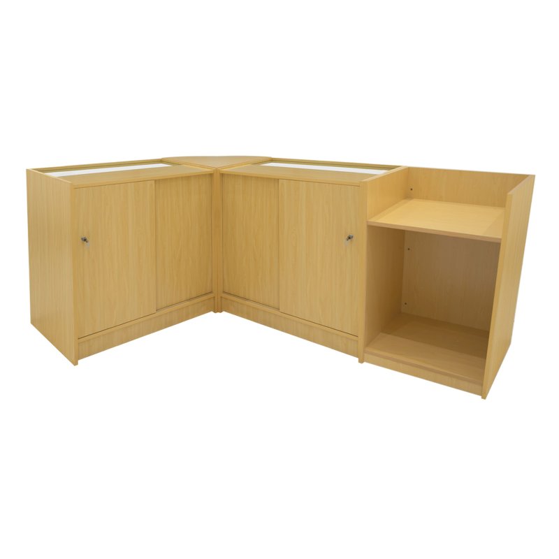 Eclipse LED Shop Counter Set LM60, TB60 & 2 x C900 - Maple