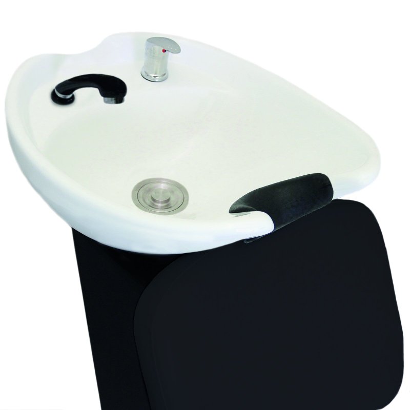 Backwash Salon Chair Hairdressing Unit Barber Tilting Sink Shampoo Back Hair Washing Hairdresser Wash Black