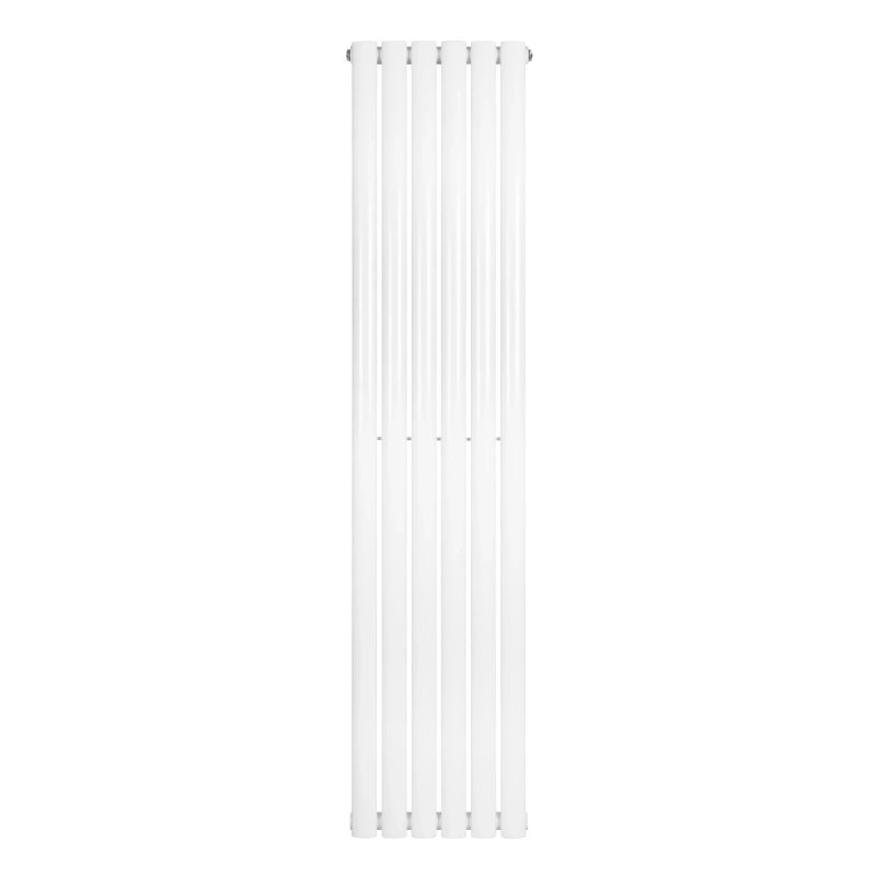 Oval Single Column Radiator - 1600 x 360mm - White