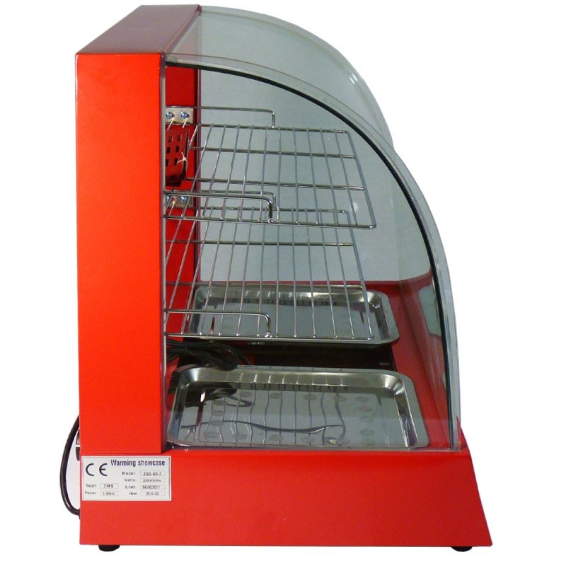 Electric Commercial Large Hot Food Pie Warmer Heated Warm Showcase Cabinet Unit