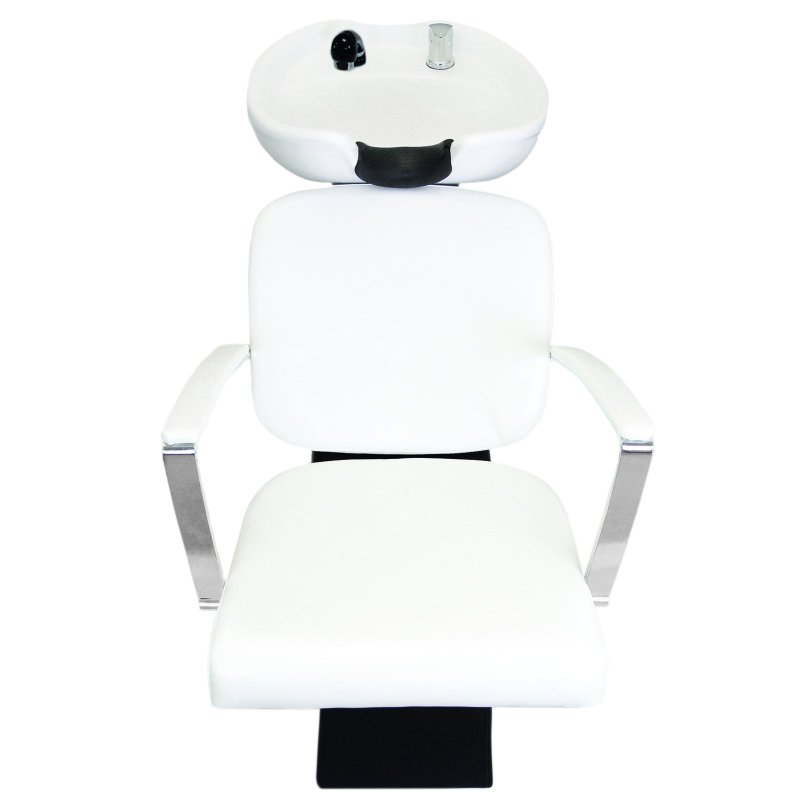 Salon Chair Backwash Unit Hairdressing Barber Tilting Sink Shampoo Back Hair Washing Hairdresser Wash White