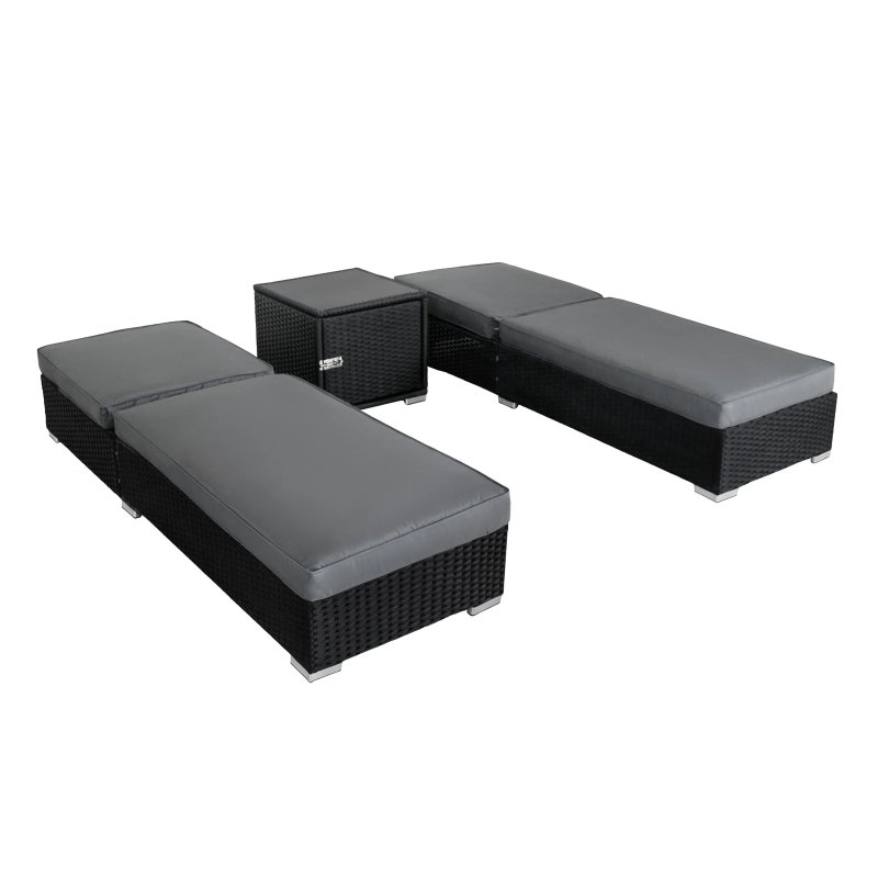 Jardi Rattan Sun Lounger Set