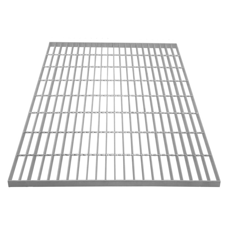 Galvanised Grating Floor Forge Walkway Mesh Floor Panel Grid Drainage Gutter Vent Heavy Duty Weatherproof Steel Zinc Coated 800mm x 800mm x 30mm 4mm Metal Thickness 640kg Load Capacity