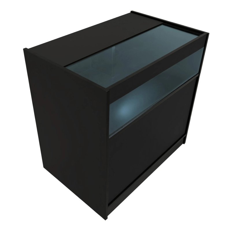 Luna LED Shop Counter Set CM60, TB60 & 2 x B900 - Black