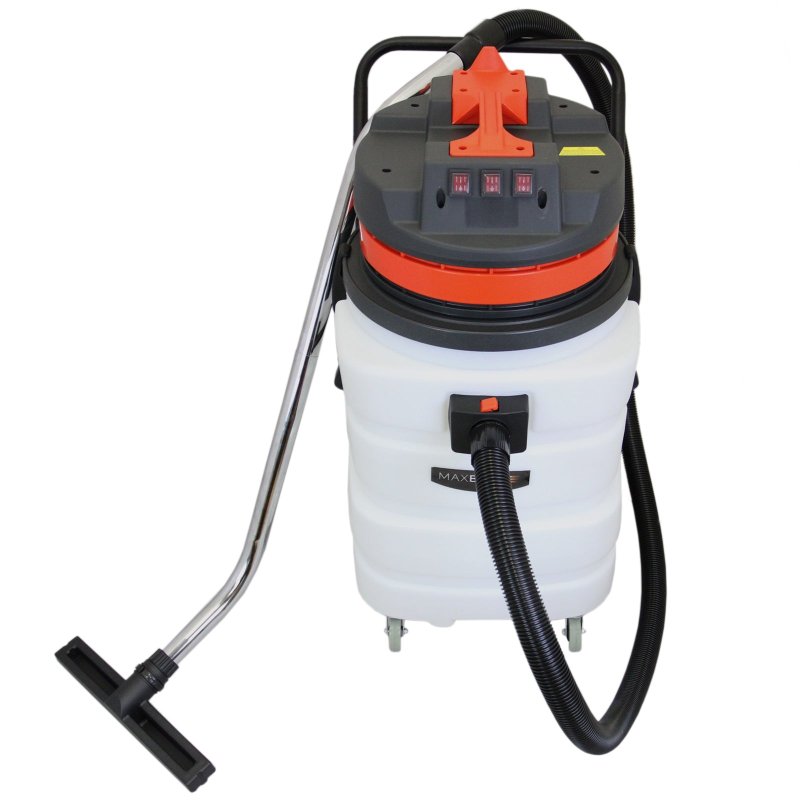 MAXBLAST Industrial Wet & Dry Vacuum Cleaner & Attachments, Powerful 3000W, 90 Litre, Stainess Steel