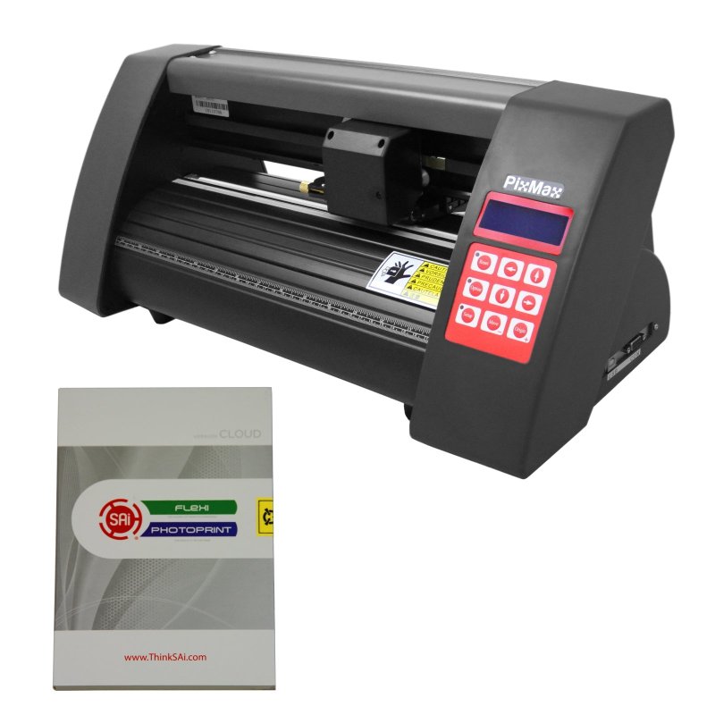 Vinyl Cutter Plotter Mini 20 inch Optical Eye Laser Guiding Business Sign Sticker Cutting Making & Flexi Starter Software