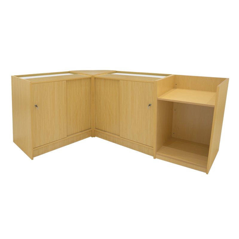 Sagittarius LED Shop Counter Set LM60, TB60 & 2 x B900 - Maple