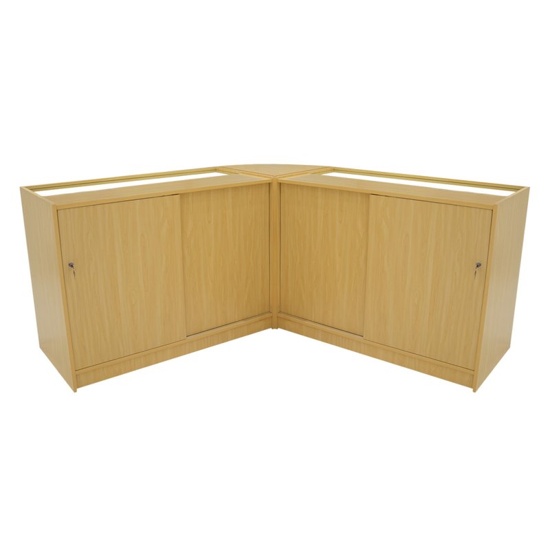 Helios LED Shop Counter Set CM60 & 2 x K1200 - Maple