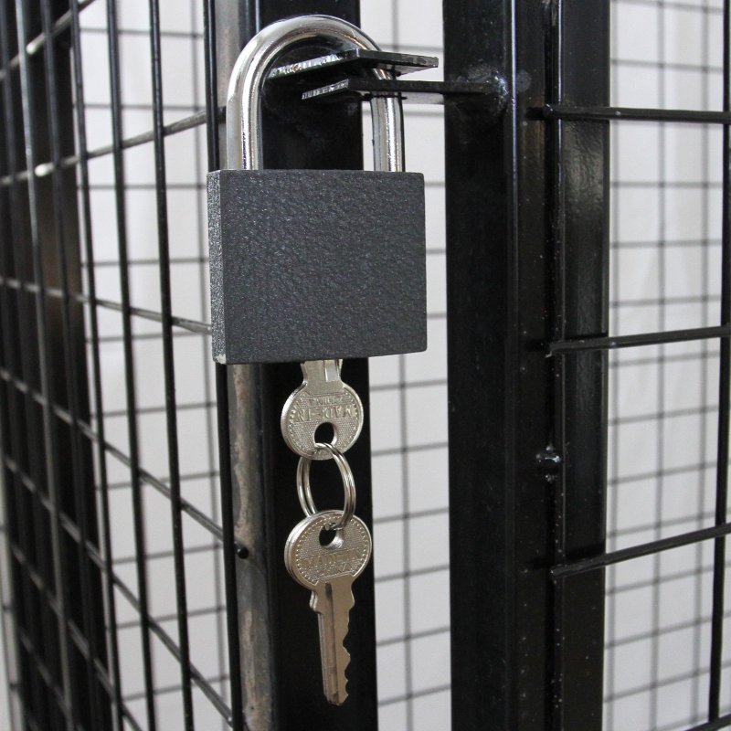 Gas Bottle Collapsible Cylinder Bottle Storage Security Galvanised Powder Coated Steel Mesh Cage 1000mm