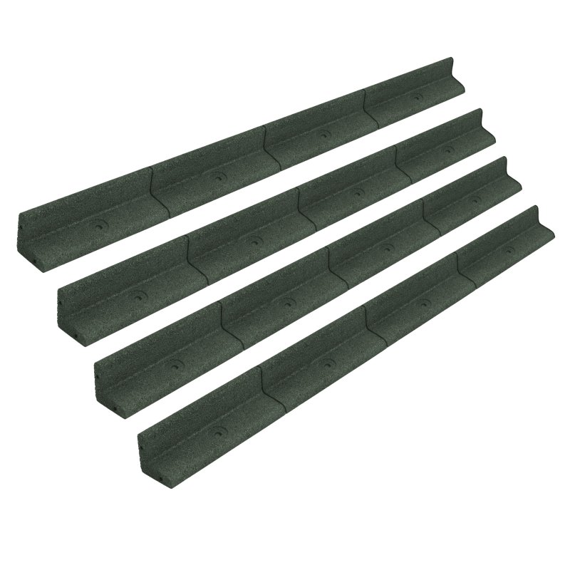 Flexible Lawn Edging 4 x 1.2m - Green