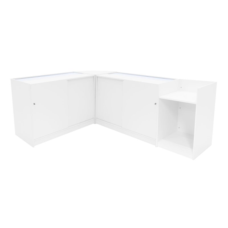 Phoenix LED Shop Counter Set CM60, TB60 & 2 x C1200 - White