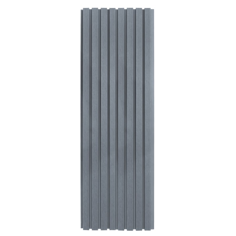 WPC Slatted Wall Cladding x 4 Panels – Grey