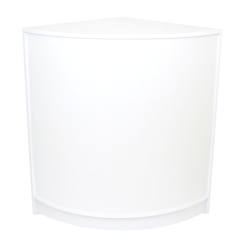 Retail Shop Corner Counter CM60 - White