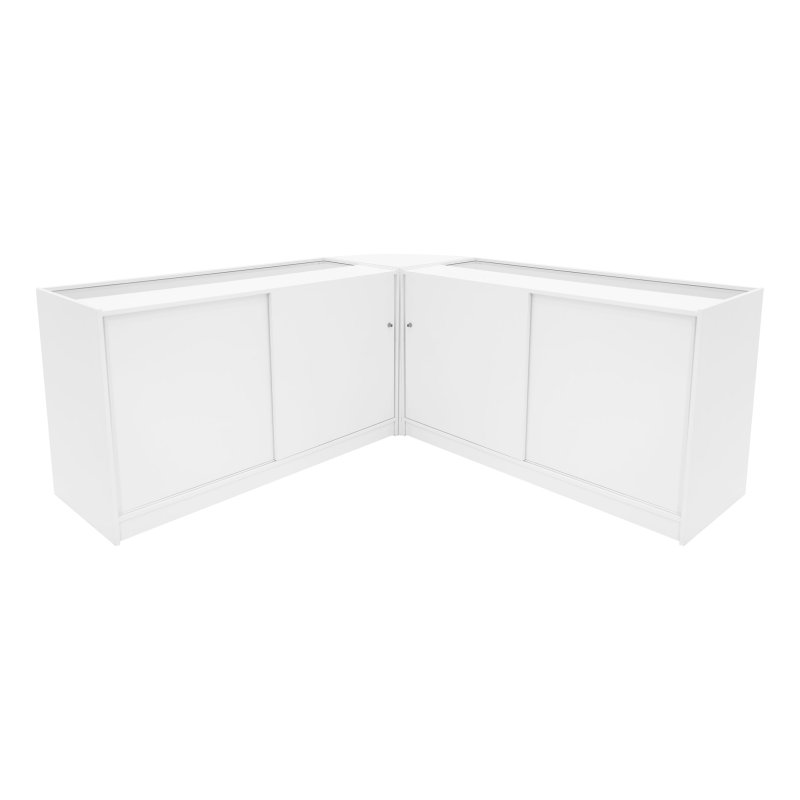 Andromeda LED Shop Counter Set LM60 & 2 x C1500 - White