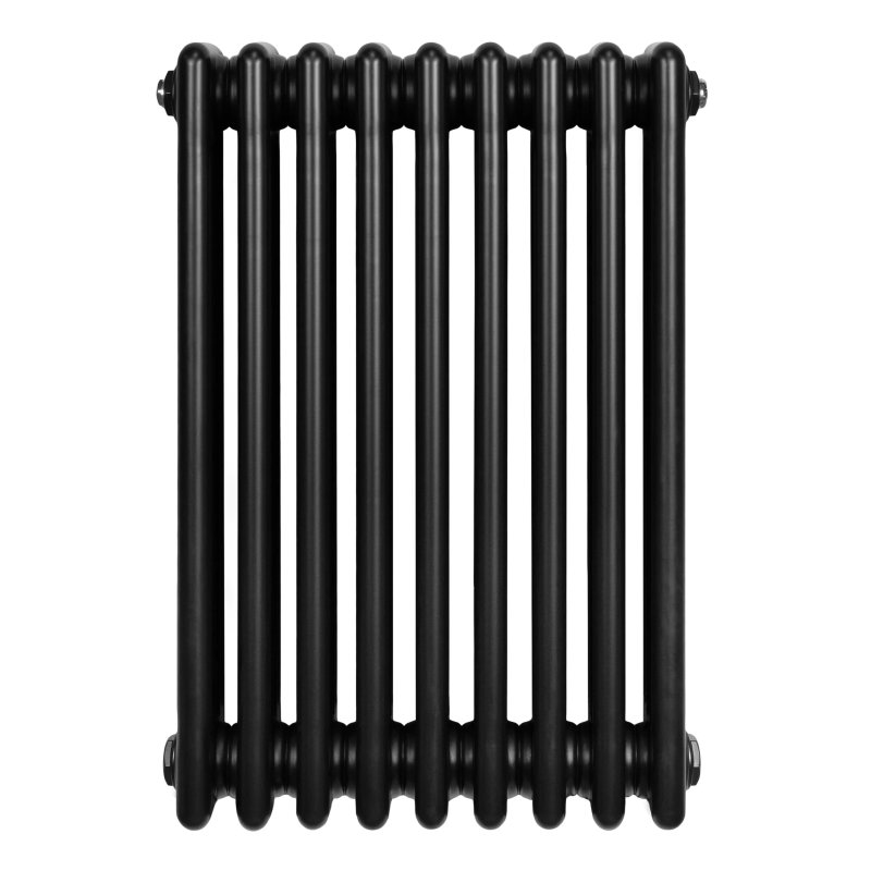 Traditional 4 Column Radiator - 600 x 425mm - Black
