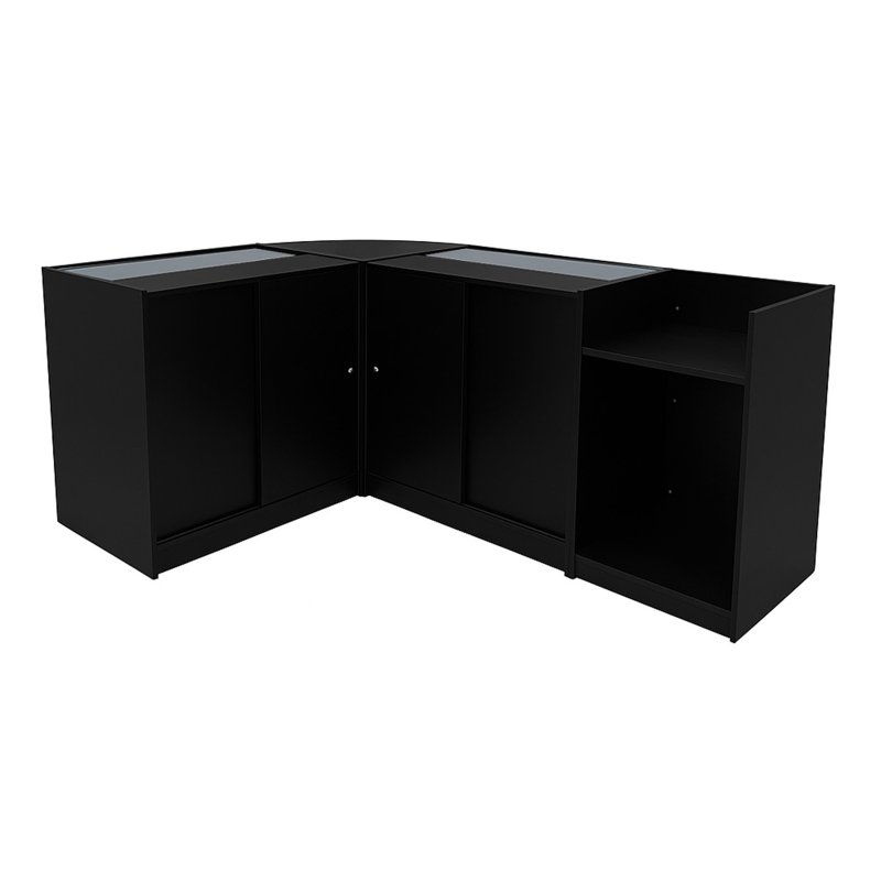 Sagittarius LED Shop Counter Set LM60, TB60 & 2 x B900 - Black
