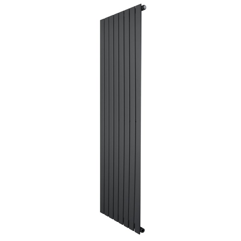 Flat Single Column Radiator - 1600 x 560mm - Anthracite Grey