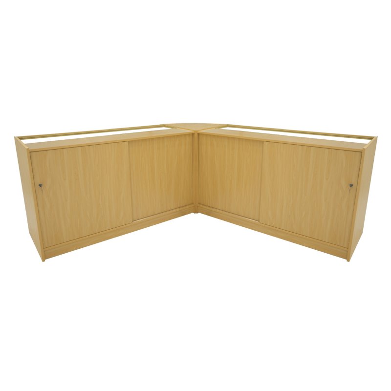 Demeter LED Shop Counter Set K1500, B1500 & LM60 - Maple