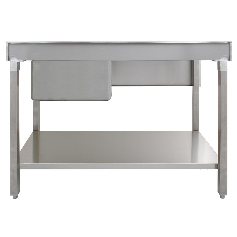 Science Lab Laboratory Sink Stainless Steel Single Bowl 1.0 Left Hand Drainer