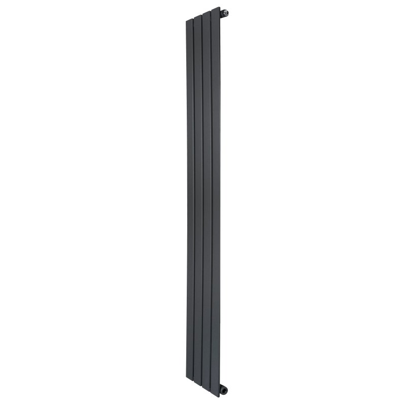 Flat Single Column Radiator - 1600 x 280mm - Anthracite Grey