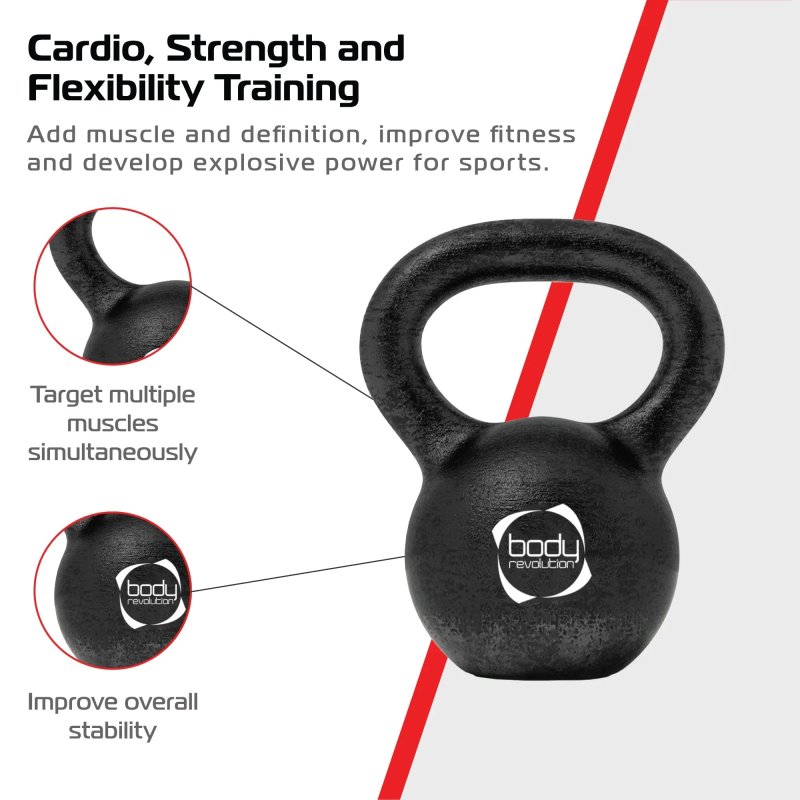 Body Revolution Cast Iron Kettlebells 28kg