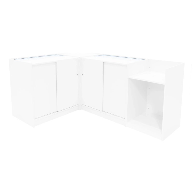 Polaris LED Shop Counter Set K900, B900, TB60 & CM60 - White
