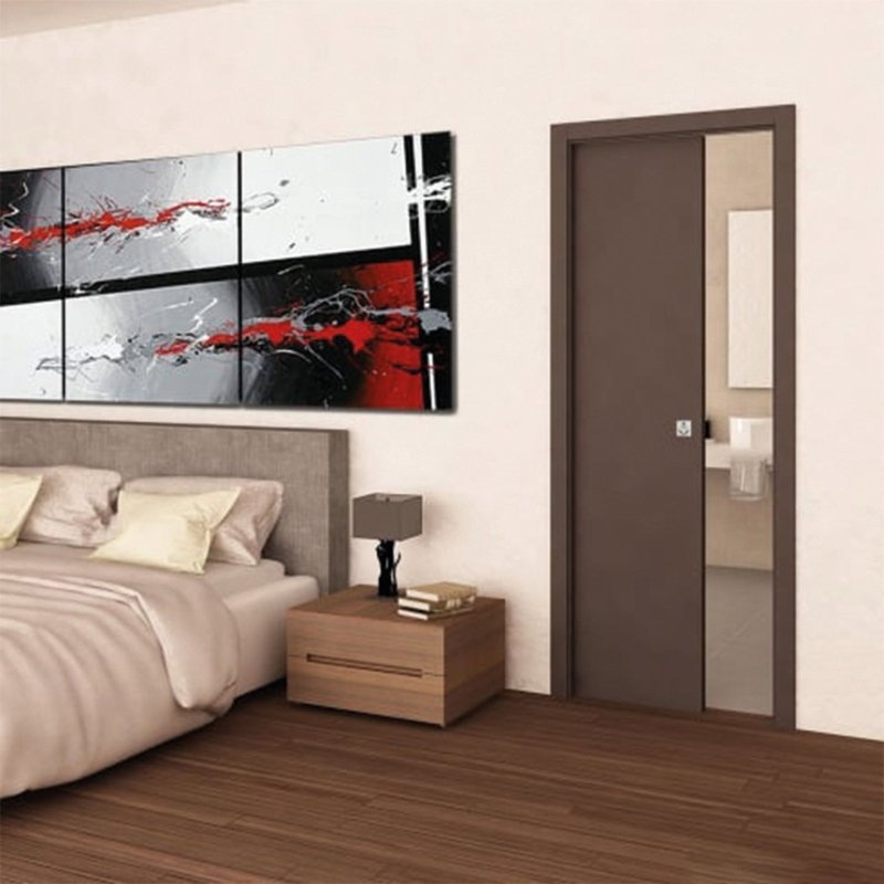 Pocket Door Kit Hideaway Single Sliding System Cavity Frame Internal Home Design / 450mm x 2030mm 90kg