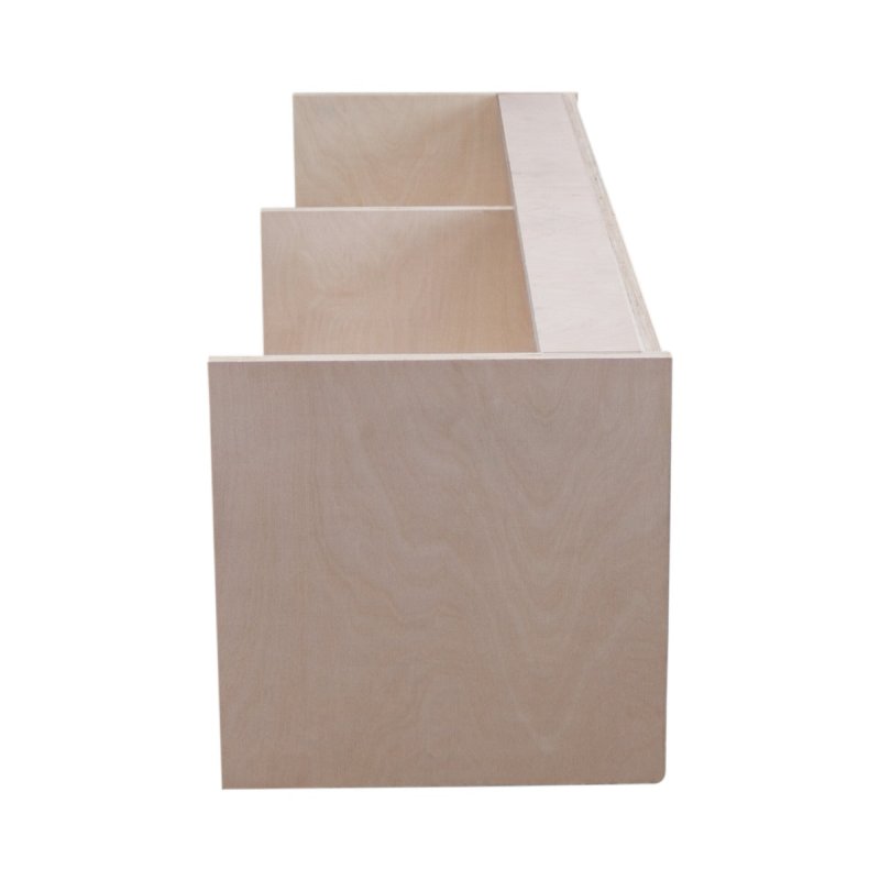 Campervan Overhead Cabinet 2 Door Top Locker Central Divider Camper Van Furniture Storage Lightweight Solid Birch Plywood Unpainted Soft Close Hinges Push Button Locks Pre Drilled Holes Fixing Kit