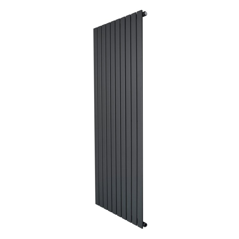 Flat Single Column Radiator - 1600 x 700mm - Anthracite Grey