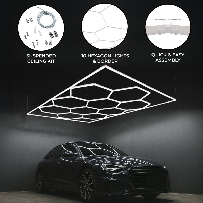 Hexagon LED Lighting x 10