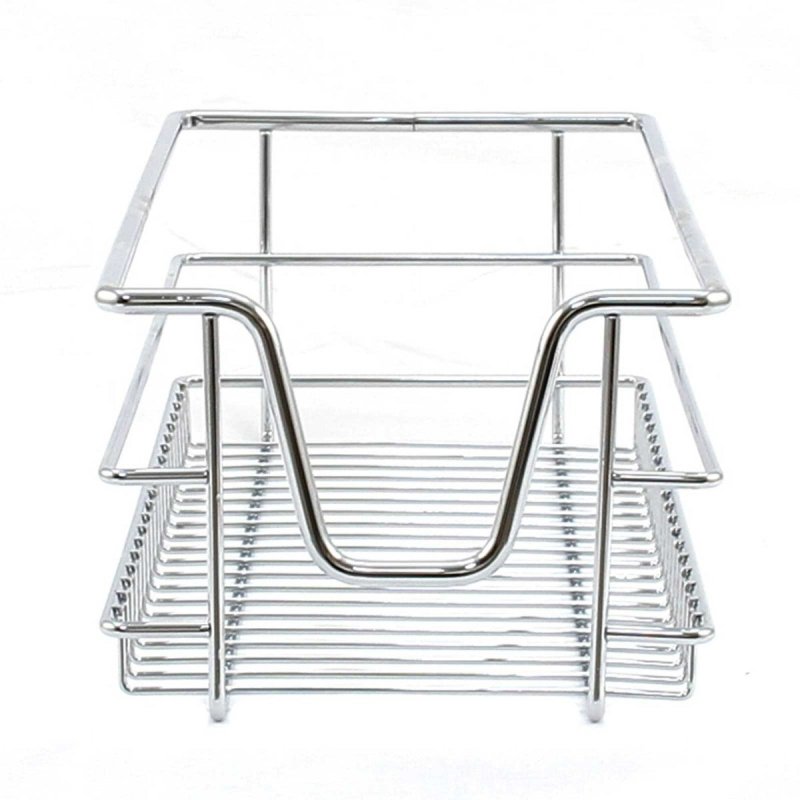 KuKoo 5 x Kitchen Pull Out Soft Close Baskets, 300mm Wide Cabinet, Slide Out Wire Storage Drawers