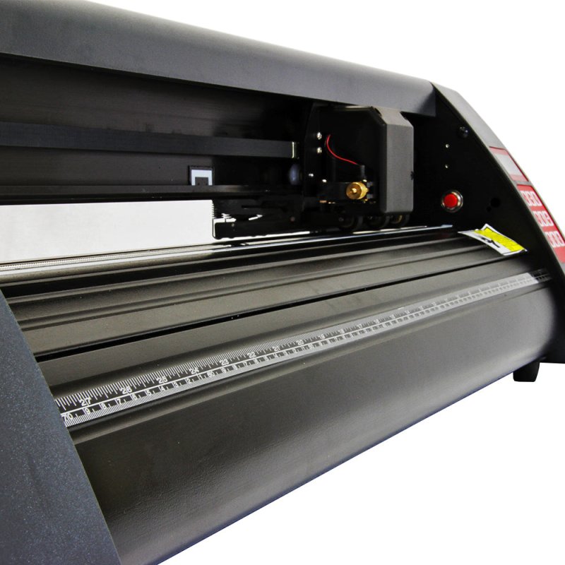 PixMax Vinyl Cutter Machine & FlexiStarter 11 Design Software, Decal & Garment Vinyl Cutting, Black