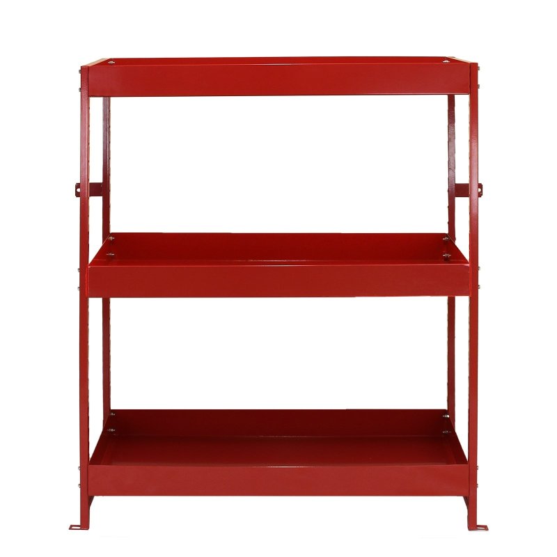 Monster Racking Flame Metal Van Racking Tool Storage Units Shelves Red, Steel Shelving Bays & Drawers