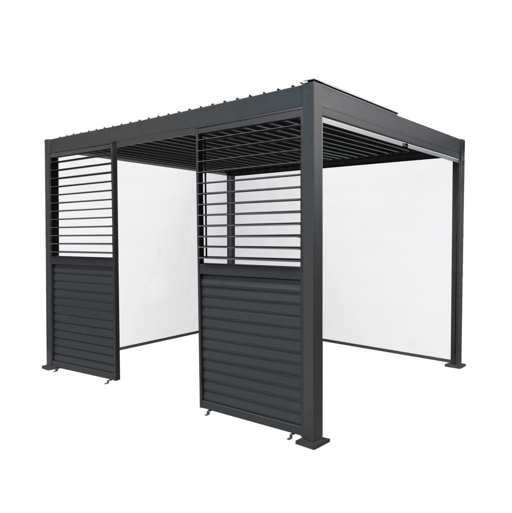 Aluminium Louvered Pergolas with Panels Image