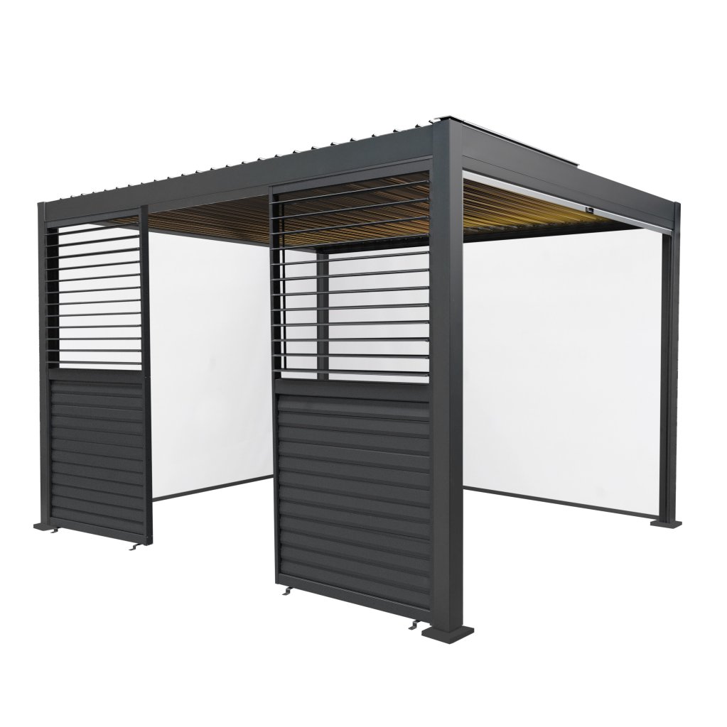 Aluminium Louvered Pergolas with Blinds Image