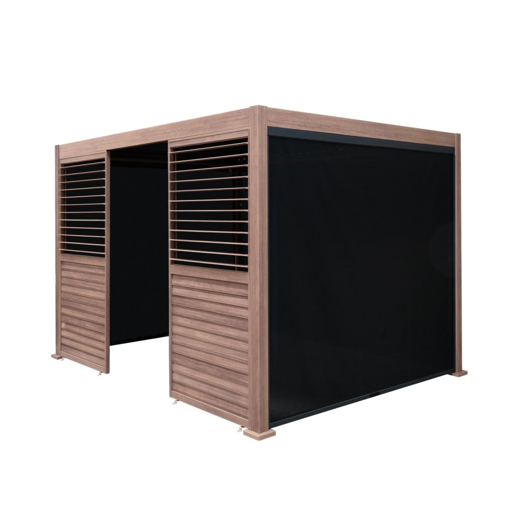 Aluminium Freestanding Pergolas with Blinds Image