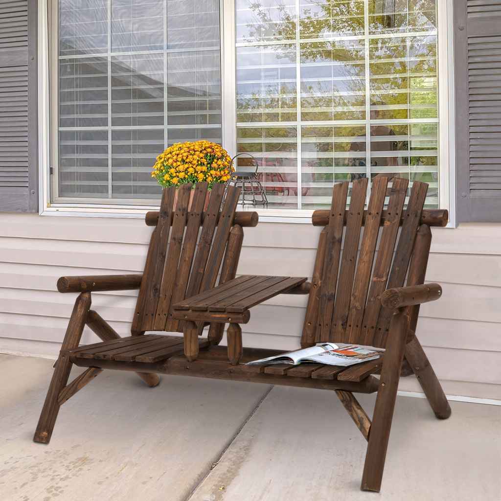 Patio Benches With Armrests Image