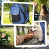 PawHut Dog Pram Dog Stroller Pet Pushchair with Universal Wheels, Brake for Small Breeds - Blue