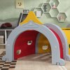 AIYAPLAY Kids Tunnel, Play Tunnel for Kids 3-6 Years, with Lion Design, for Indoor, Outdoor, Multicoloured