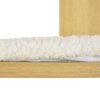 PawHut Cat Tree for Indoor Cats, Four-Layer Wall-Mounted Shelf, Cat Wall Furniture, Kitten Perch Climber Furniture w/ Cushions, Scratching Board - Oak Tone